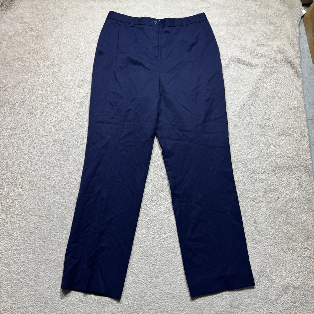 Pendleton Pants Womens 8 100% Virgin Wool‎ Slacks Lined Double Button 29x28.5
